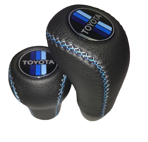 Set of Toyota gear shift knobs genuine leather automatic transmission screw-on type shifter lever Set of Toyota gear shift knobs genuine leather automatic transmission screw-on type shifter lever
